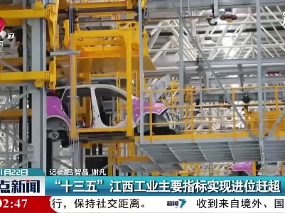 “十三五”江西工业主要指标实现进位赶超