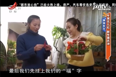 拥抱冬天——年宵花儿红 新年喜庆浓