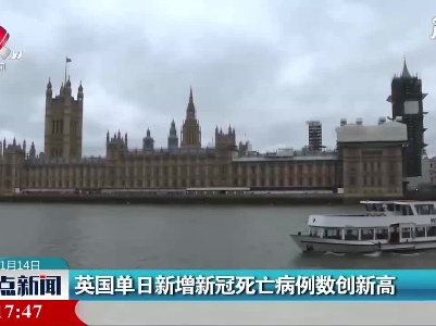 英国单日新增新冠死亡病例数创新高