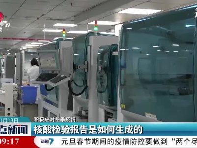 【积极应对冬季疫情】核酸检验报告是如何生成的