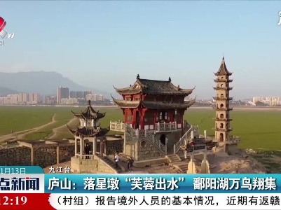庐山：落星墩“芙蓉出水” 鄱阳湖万鸟翔集