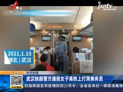 武汉铁路警方通报女子高铁上打哭乘务员