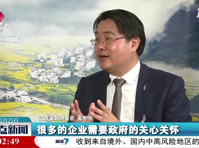 【代表委员话江西】吴世伟：出实招助企纾困