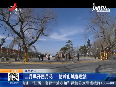 江西庐山：二月早开四月花 牯岭山城春意浓