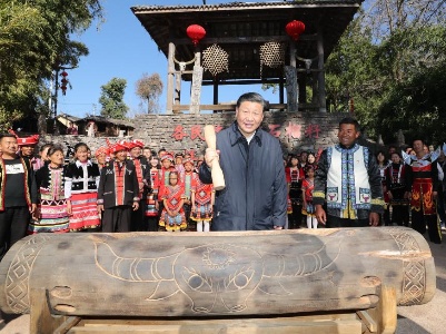 第一观察｜从一张词云图读懂习总书记的春节考察