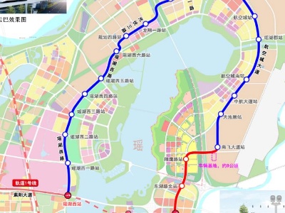 南昌瑶湖将规划云巴交通线 设站25处