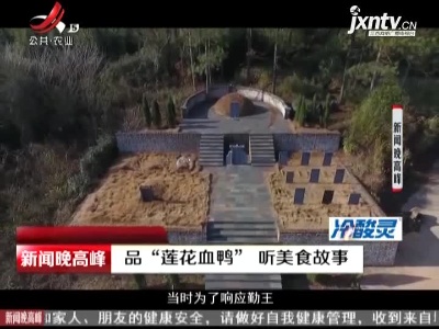 萍乡：品“莲花血鸭”听美食故事