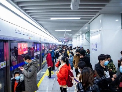 增设智能测温设备 春节假期南昌地铁安全载客293万余人次  