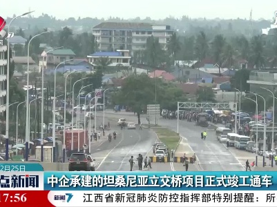 中企承建的坦桑尼亚立交桥项目正式竣工通车