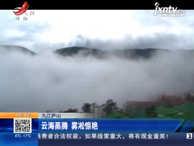 九江庐山：云海蒸腾 雾凇惊艳