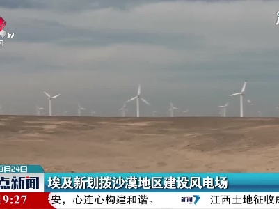 埃及新划拨沙漠地区建设风电场