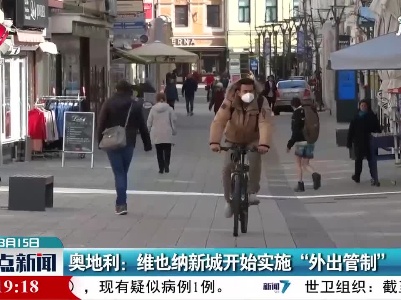奥地利：维也纳新城开始实施“外出管制”