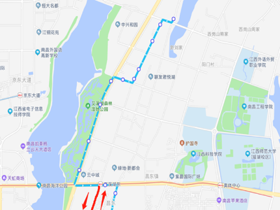 南昌16条公交线路有调整 新增“省图书馆新馆”公交站
