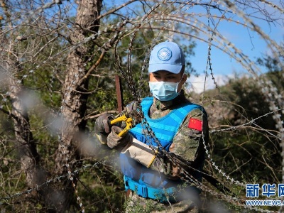 中国第19批赴黎维和官兵圆满完成“蓝线”通道维护任务