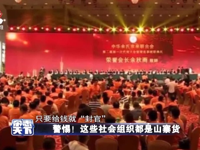 警惕！这些社会组织都是山寨货