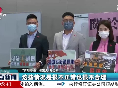香港青年支持全国人大会议的涉港议程