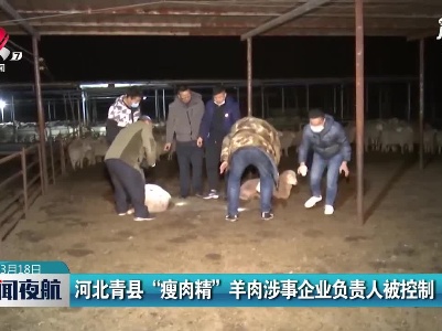 河北青县“瘦肉精”羊肉涉事企业负责人被控制