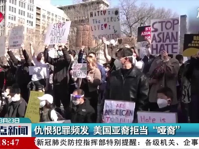 仇恨犯罪频发 美国亚裔拒当“哑裔”