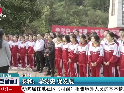 泰和：学党史 促发展