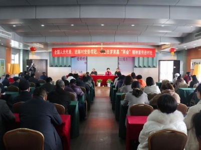 全国人大代表罗来昌回村宣讲“两会”精神