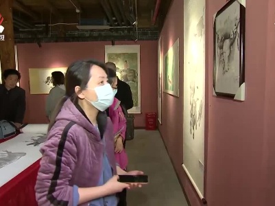 南昌市举行献礼建党100周年主题书画展