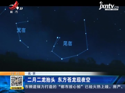 北京：二月二龙抬头 东方苍龙现夜空
