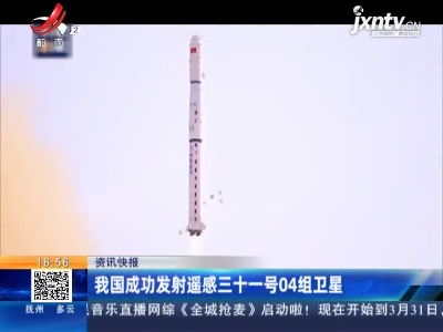 我国成功发射遥感三十一号04组卫星