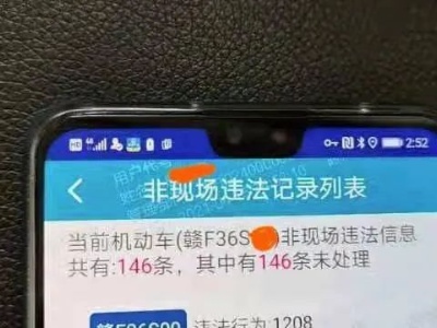 违章146条！记330分！车主竟然……