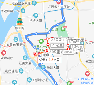 南昌豫章路改为由南向北单行 三条公交线路有调整