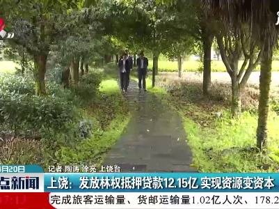 上饶：发放林权抵押贷款12.15亿 实现资源变资本