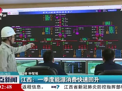 江西：2021年一季度能源消费快速回升