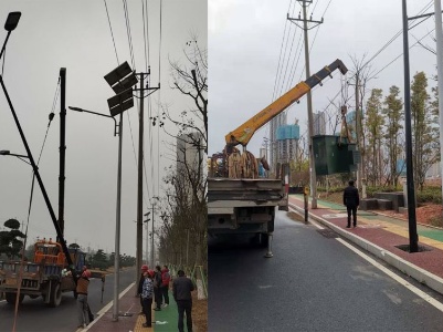 【江西是个好地方·宜春】经开区：提质改造路灯 照亮回家路