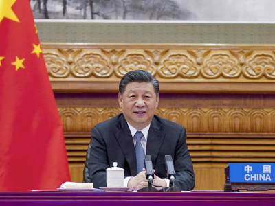 习近平同法国德国领导人举行视频峰会