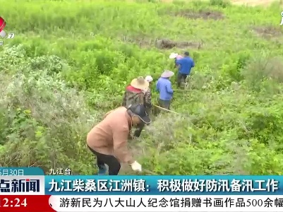 九江柴桑区江洲镇：积极做好防汛备汛工作
