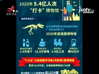 2020年我国5.4亿人次打卡博物馆