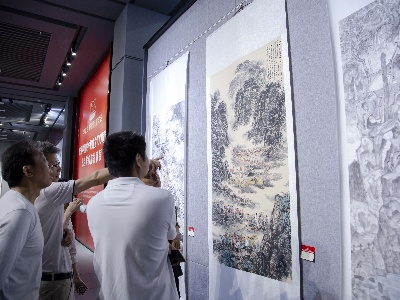 鹰潭赣州吉安三地庆祝中国共产党成立一百周年书法美术作品联展举行