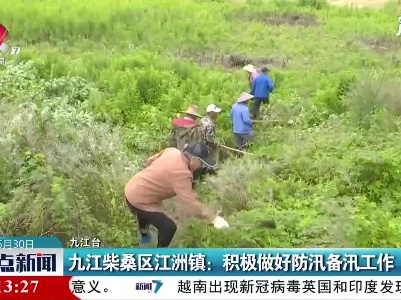 九江柴桑区江洲镇：积极做好防汛备汛工作