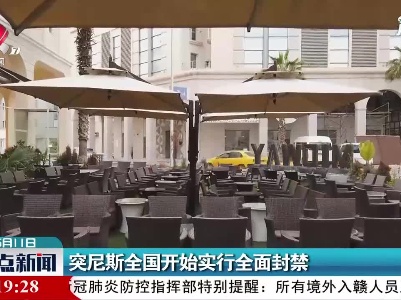 突尼斯全国开始实行全面封禁