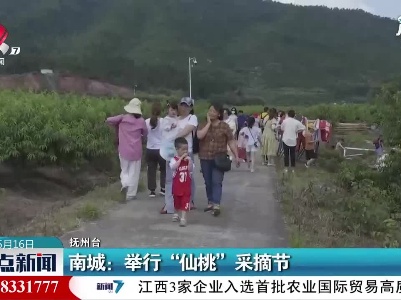 南城：举行“仙桃”采摘节
