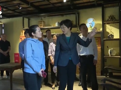 施小琳在上饶调研党史学习教育和文旅产业发展工作