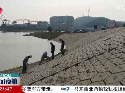 九江：鄱阳湖水位快速上涨 逼近19米警戒线
