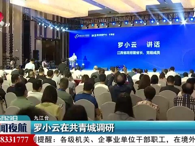 罗小云在共青城调研
