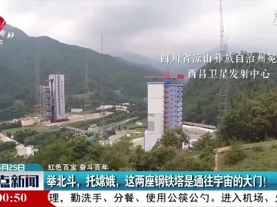 【红色百宝 奋斗百年】举北斗，托嫦城，这两座钢铁塔是通往宇宙的大门！