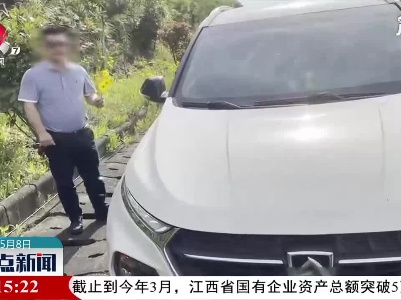 吉安：高速路上停车摘花 浪漫不成先被处罚
