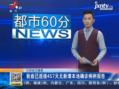 江西省卫健委：我省已连续457天无新增本地确诊病例报告