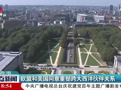 欧盟和美国同意重塑跨大西洋伙伴关系