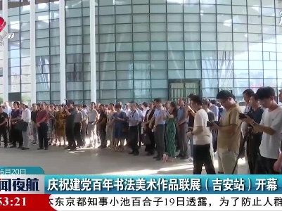 庆祝建党百年书法美术作品联展（吉安站）开幕