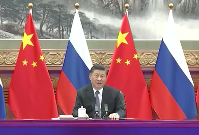 习近平同俄罗斯总统普京举行视频会晤 两国元首宣布《中俄睦邻友好合作条约》延期