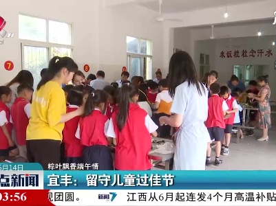 【粽叶飘香端午情】宜丰：留守儿童过佳节