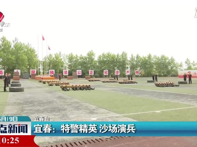 宜春：特警精英 沙场演兵